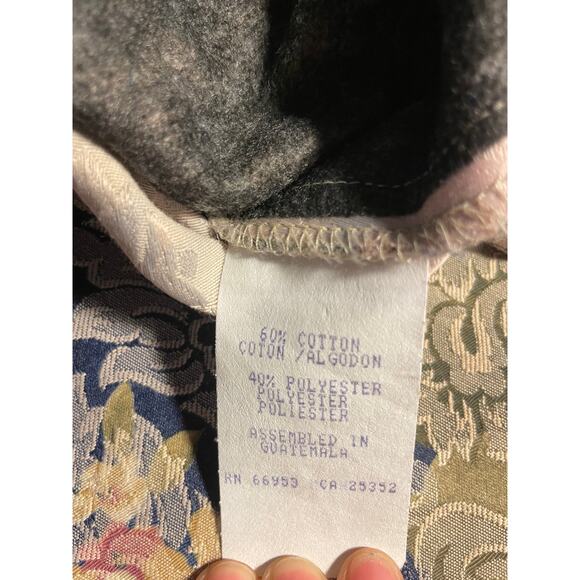 Vtg. Leslie Fay Floral Blazer SZ 8 - Picture 5 of 9